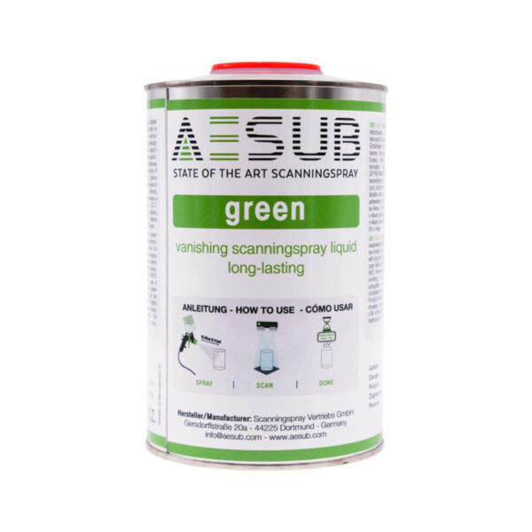 AESUB Green 3D Scanning Spray | 3D Scanning Accessories