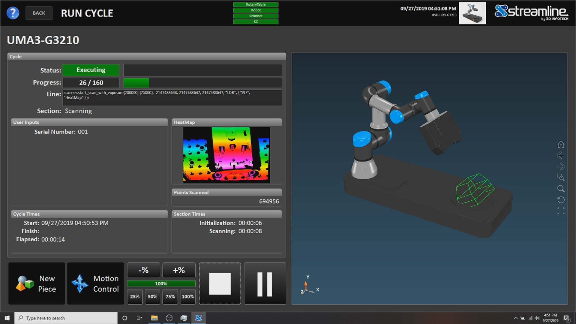 Streamline – Automation Quality Control Software – T3DMC