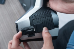 Inserting wireless module into KSCAN-X wireless 3D scanner at T3DMC