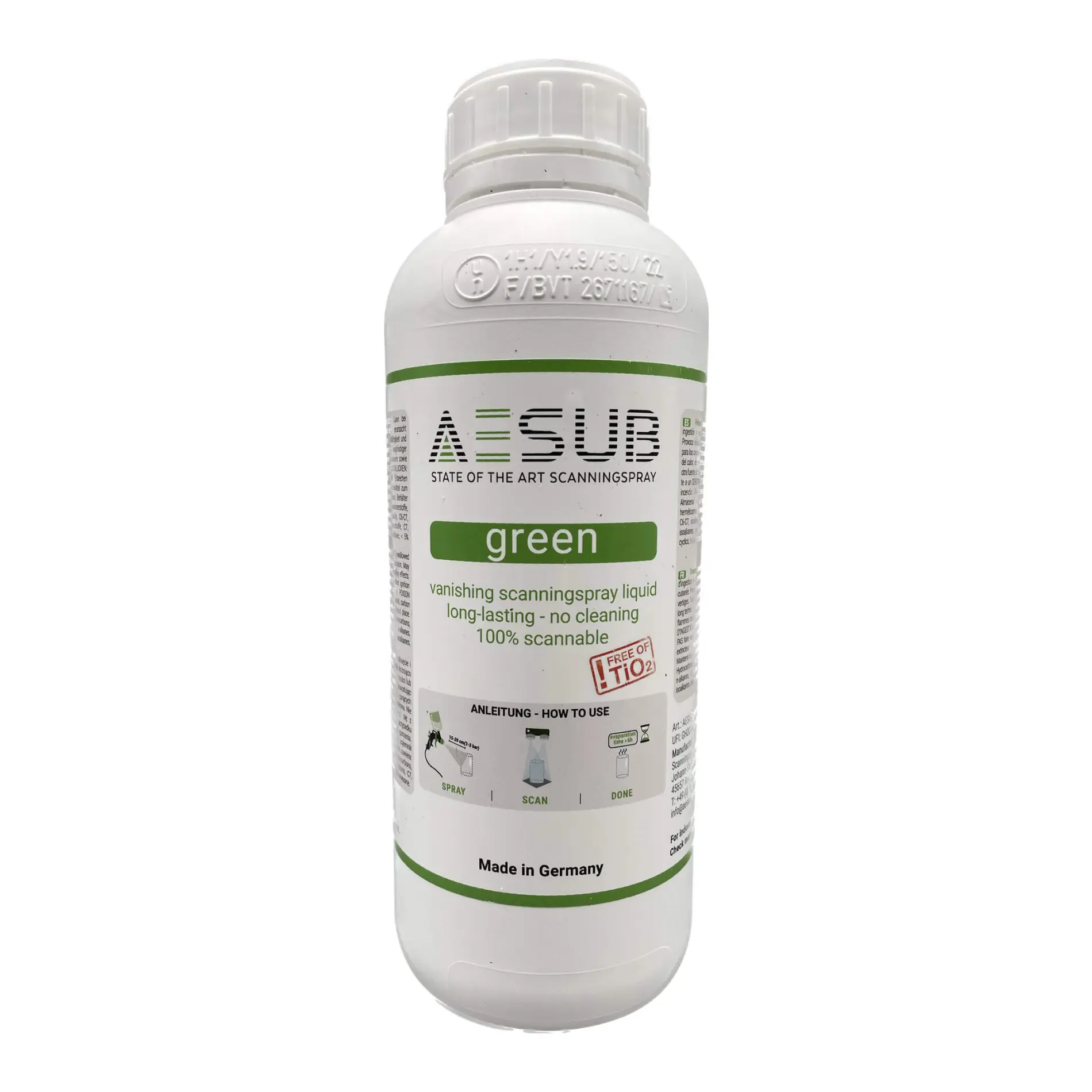 AESUB Green 3D Scanning Spray