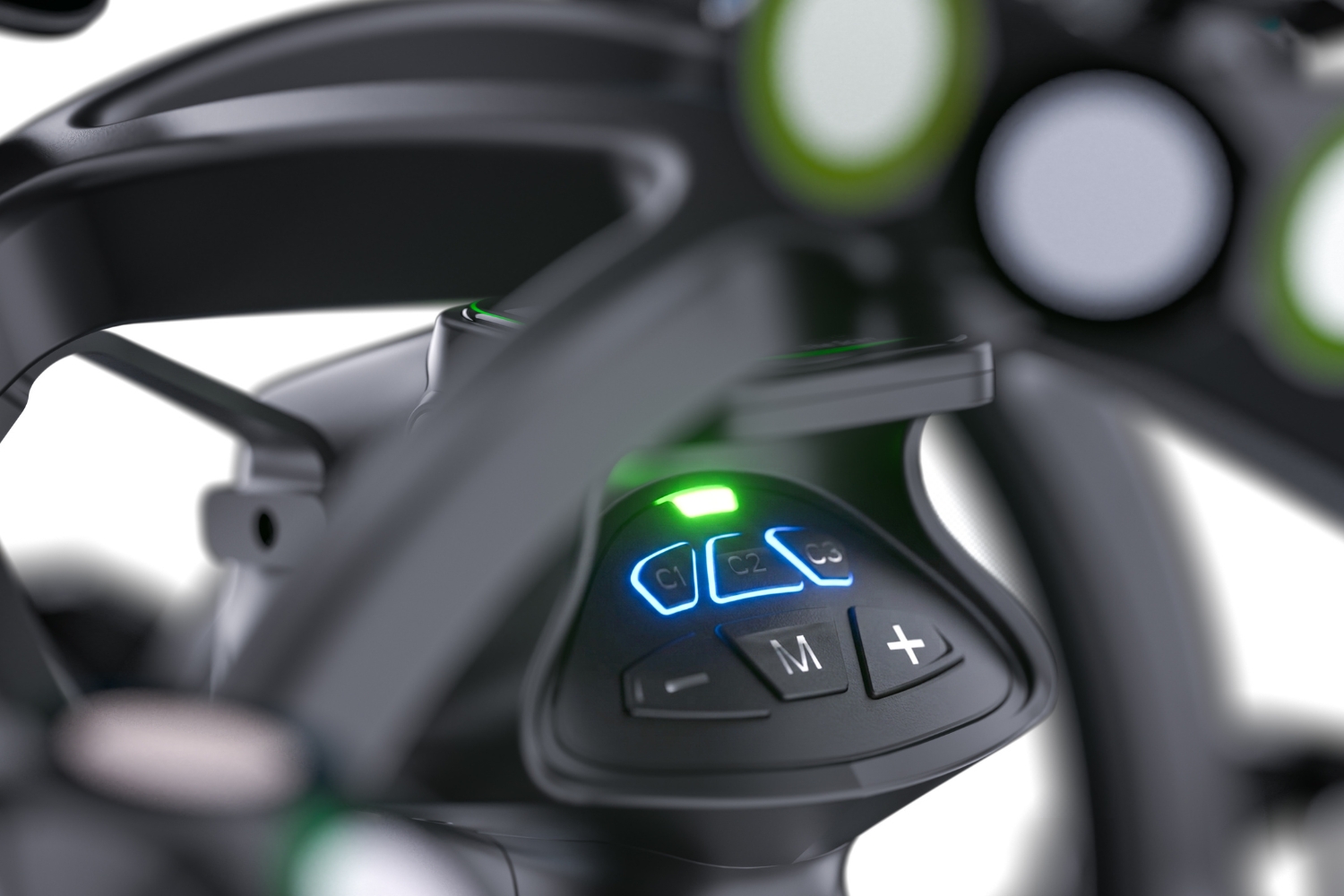 Customisable controls on the TrackScan Sharp-Z scanner